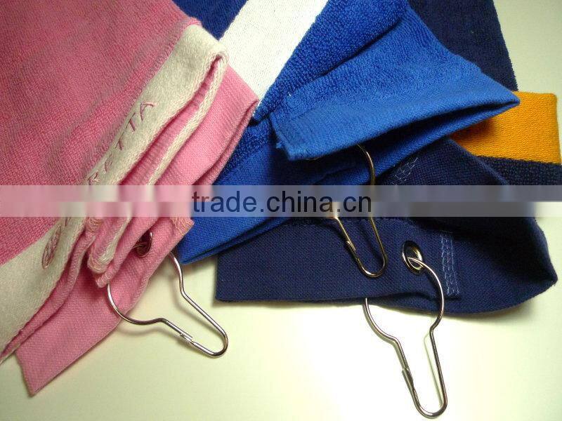 Hot Sale 100 Cotton Plain Dyed Sport Golf Towel