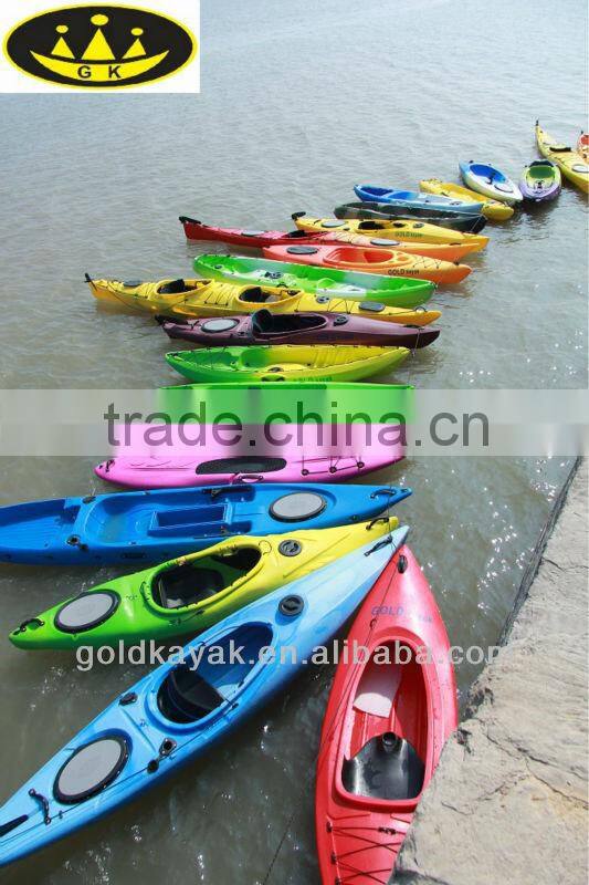LLDPE one person sit in fishing kayak