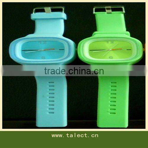 Healthy life colorful waterproof silicone jelly watch promotional gifts