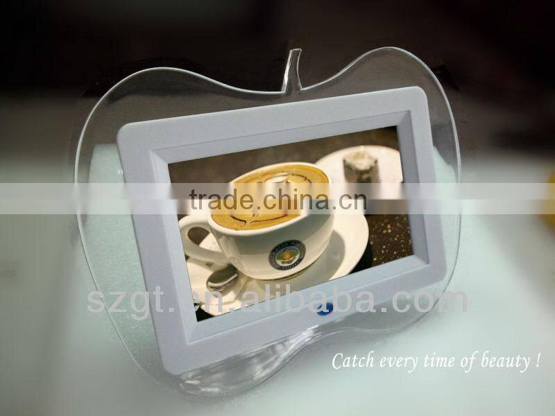 32G wireless quad DVR 7" LCD digtial wireless baby monitor