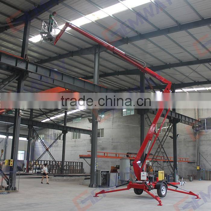 8m trailer mounted tow behind cherry picker for sale