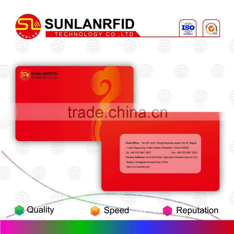 Fashion Foil Stamping Grossy Finishing Irregular Shape Frequency 135KHZ RFID Card