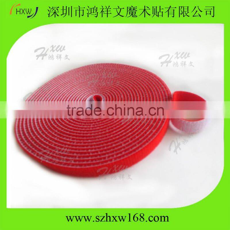 Double side back to back cable ties hook and loop fastener