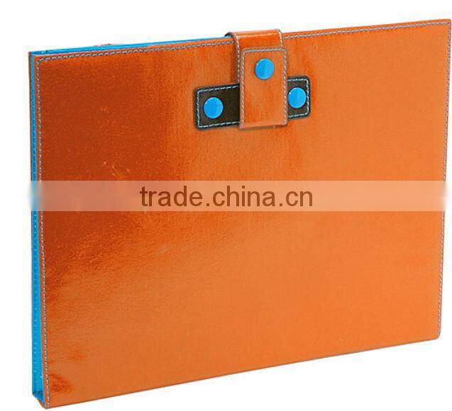 New stylish A4/A5 Slick coated canvas folder