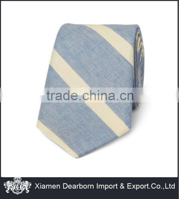 sim cotton and linen blend tie