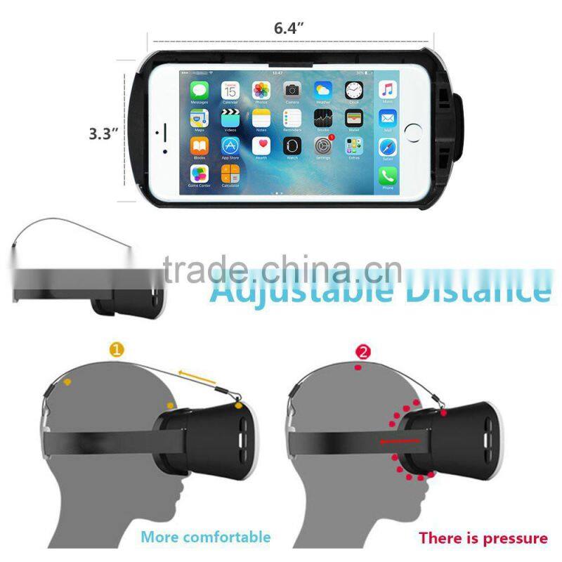 bluetooth control movie glassess 3D vr box