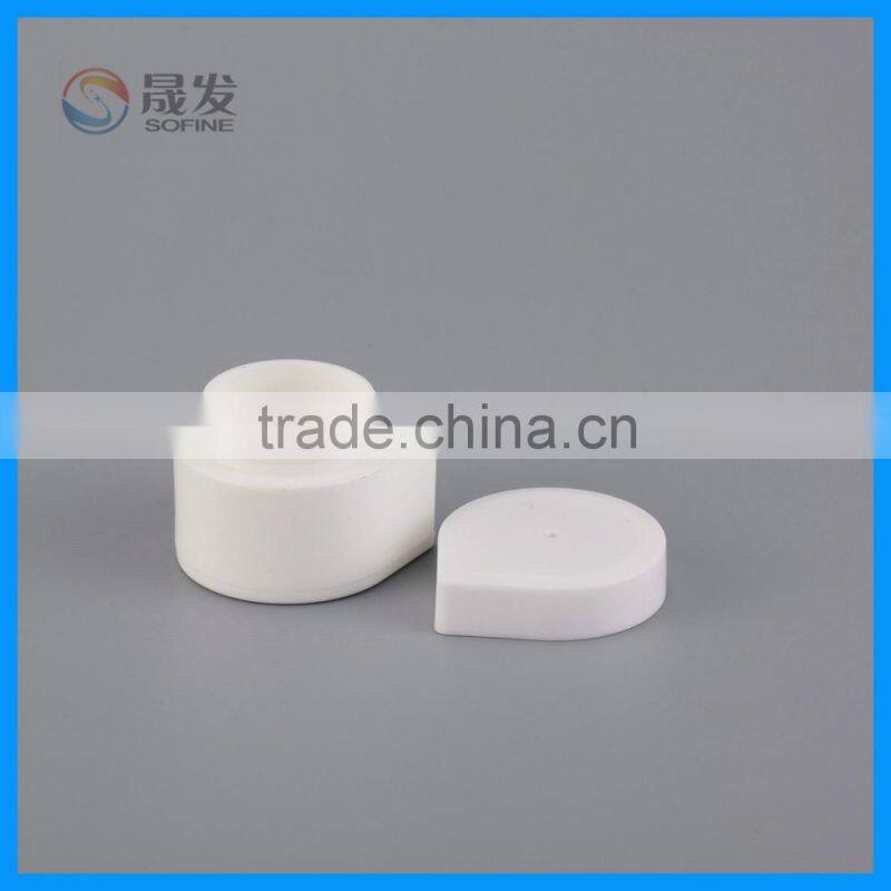 Irregular shape small cosmetic jar