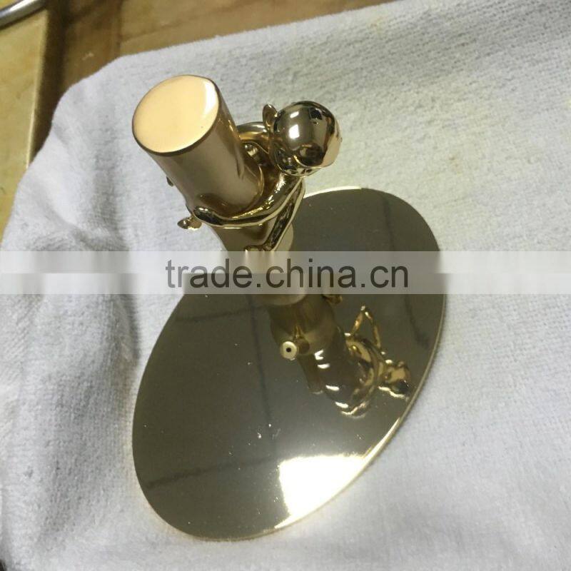 Shenzhen metal electroplating factory to provide stainless steel zinc alloy aluminum vacuum plating IP gold processing