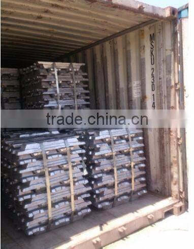 China aluminium ingot 99.7 manufacturer