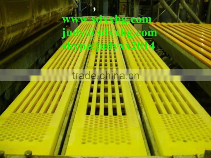 China Designed UHMWPE Dewatering element plates for paper&pulp machine