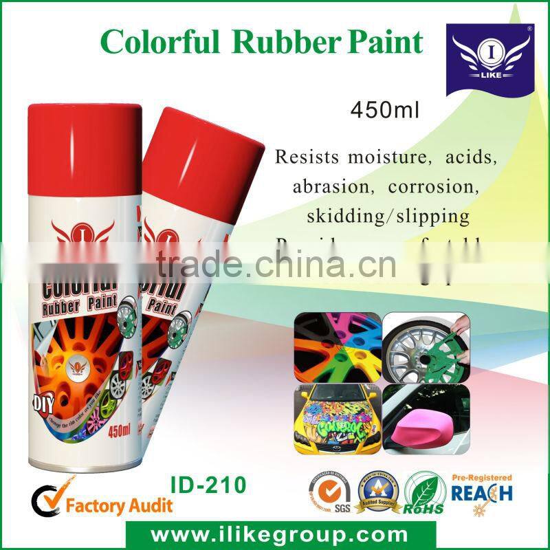 Aeropak Peelable flexible rubber coating ,spray liquid paint film for car paint protective
