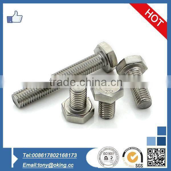 Standard Carbon steel and stainless steel bolt din 933