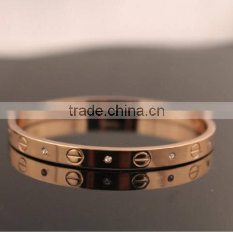 fashion stainless steel love fashion bangle