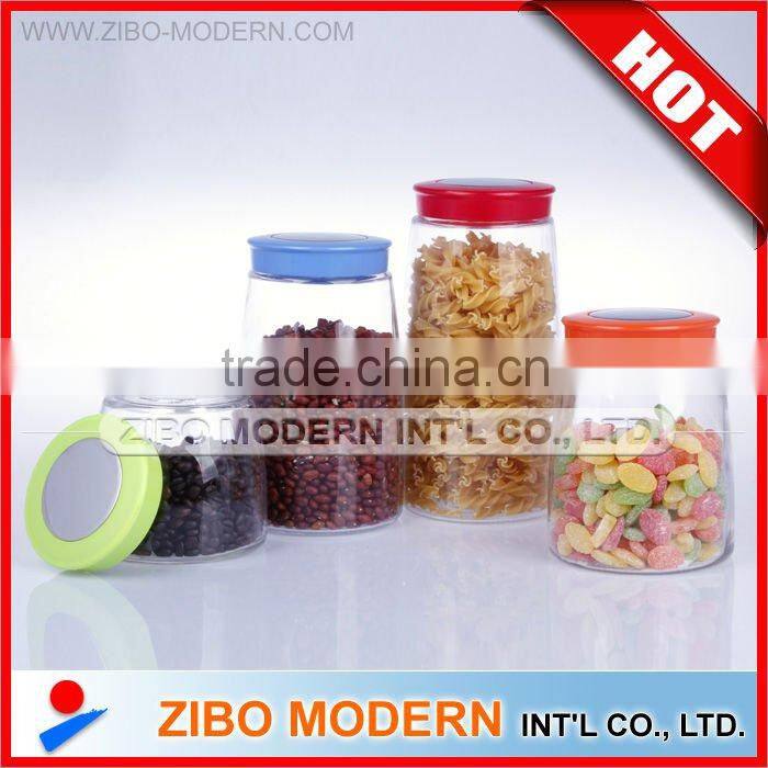 4 pcs clear food glass jar/glassware