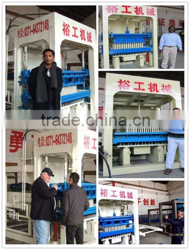 Rich experience factory supply full automatic concrete brick making machine