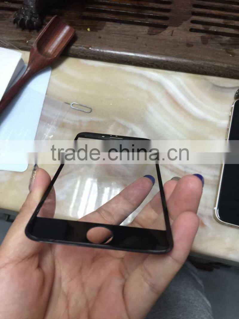 100% Full Screen Tempered Glass Protector for iphone 6 full cover tempered glass