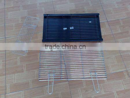 outdoor DIY brick charcoal barbecue grill