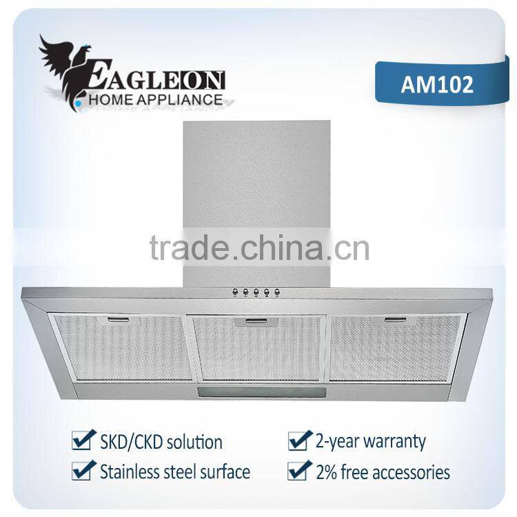 2016 new design range hood/chimney AM102