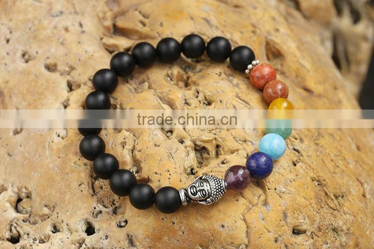 Natural Marble/Lava /Tiger eye/ Onyx Stone bracelet dull polish stone bracelet