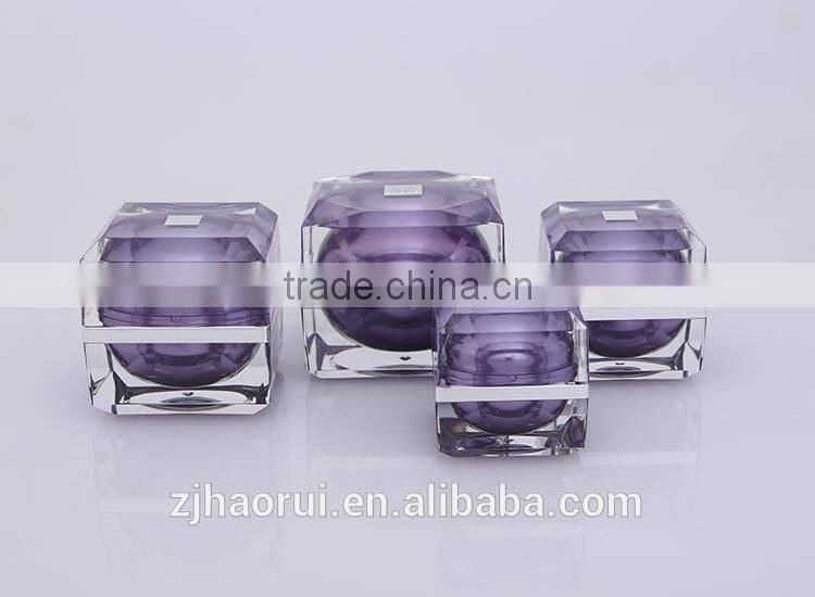 Alibaba China cosmetic packaging wholesale Acrylic Jar Beautiful packaging cosmetics
