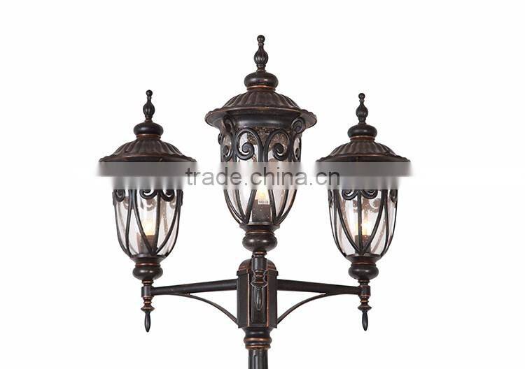 Manufacturer Die Cast Aluminum Garden Lamp Post