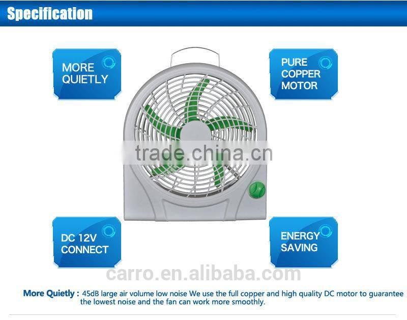 Popular design mutil functional fan 12v dc