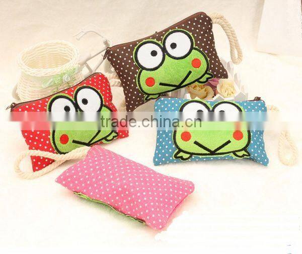 Lovely Dot The Frog Fabrics Woman Coin Wallet Wholesale ZTCW-0014