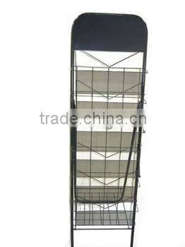 Steel metal book shelf PF-B002