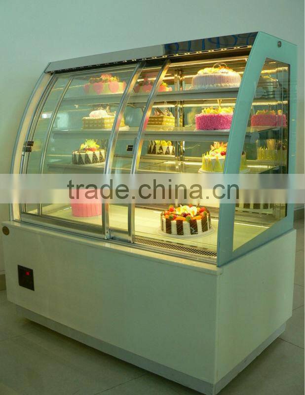 Cake display chiller frost free with temp.+3~+10degree C