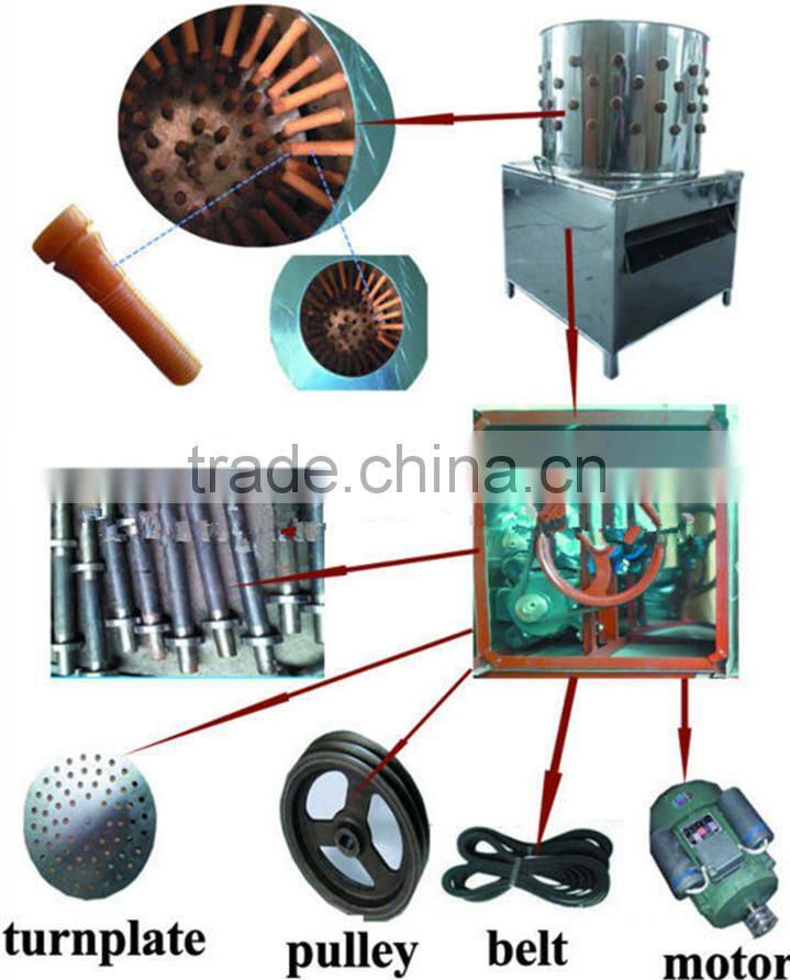 Poultry farming used chicken plucking machine for sale chicken plucker 40,50,65, chicken feather plucking ZH-40
