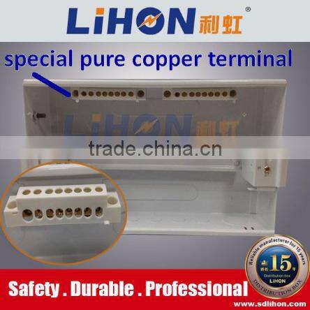 plastic or metal cover electrical plastic distribution box with switch