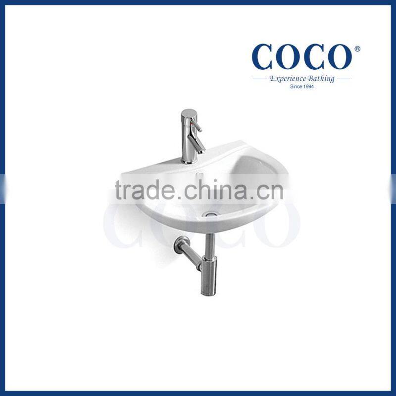 K-E4019 Ceramic bathroom lavatory wall hung washing basin