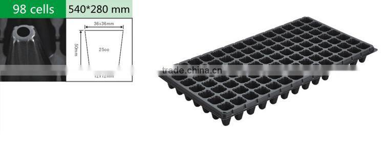 6 15 18 32 50 72 98 105 128 200 holes plastic seed starter tray