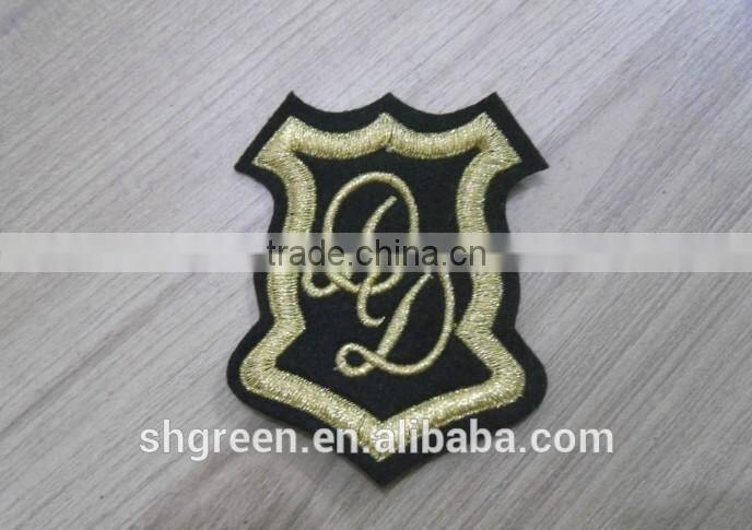 3D embossed eagle logo embroidery patch