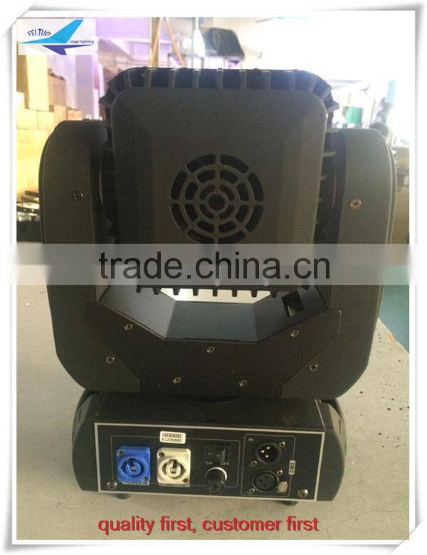 9pcs 12w rgbw adj led beam moving head light