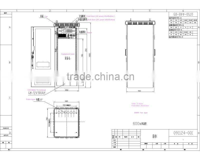 electric outdoor cabinet