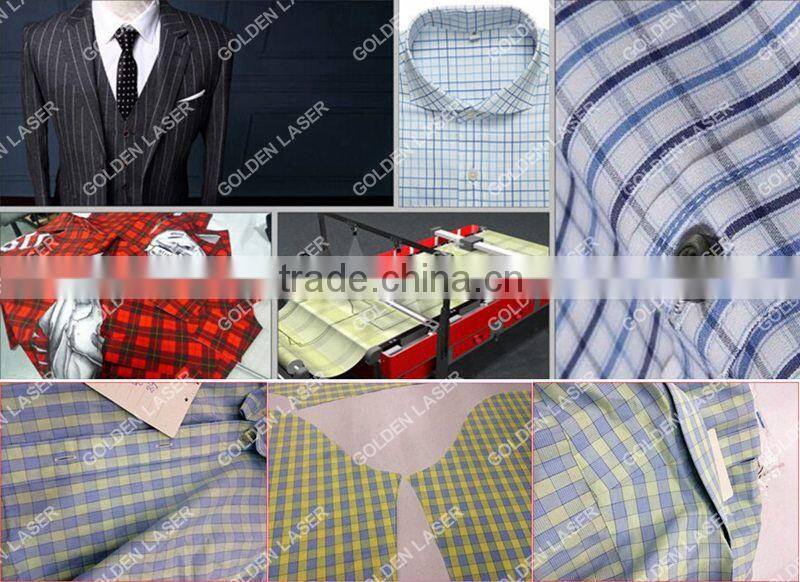 Vision Laser Cutting System for Patterned Fabrics Marker Matching