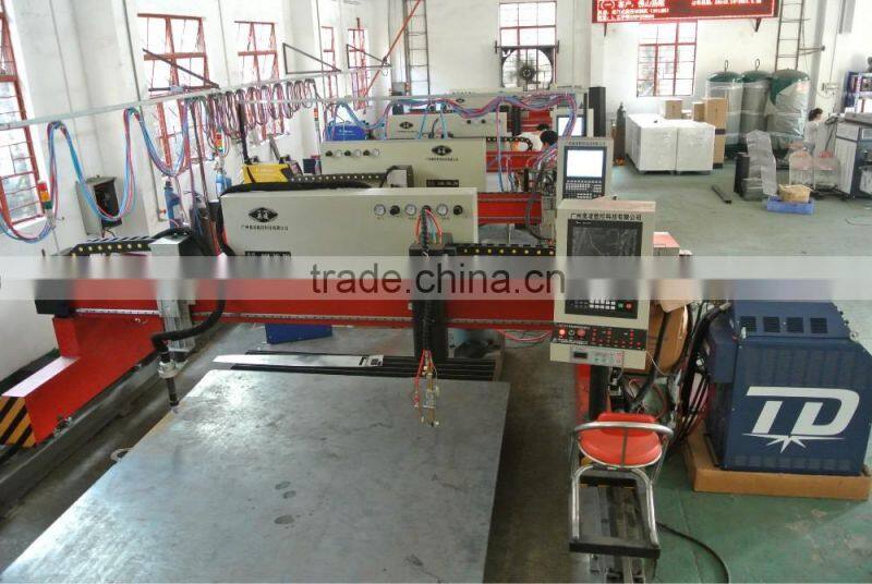 Gantry type flame and plasma cnc control cutting machine/gantry cnc cutter