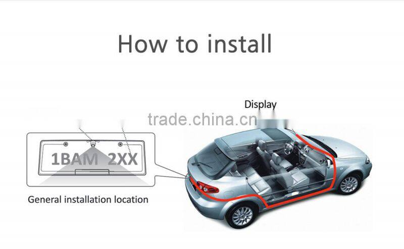 Full Hd Reverse Night Vision 12v Car Rear View Camera