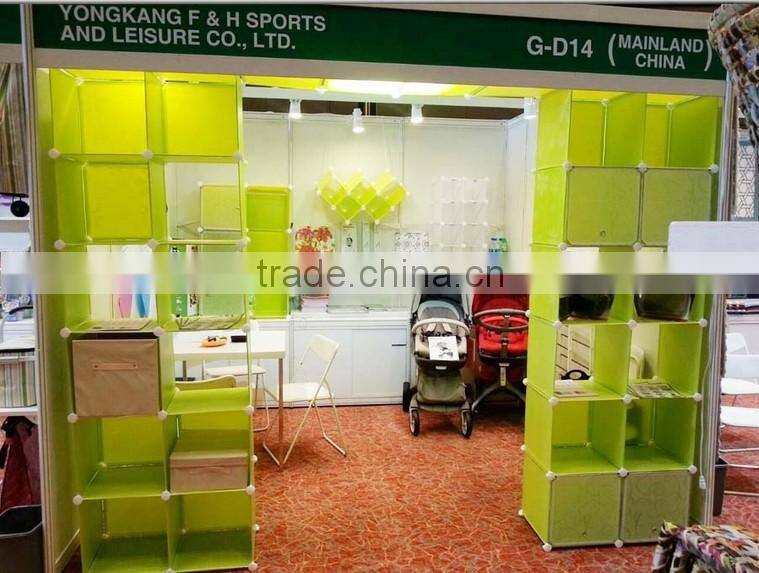 6 layers non-woven fabric metal storage closet ideas with cloth cover