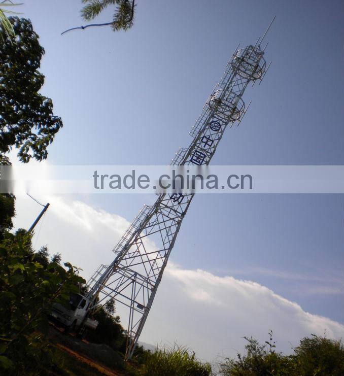 45m Four legged self supporting tower