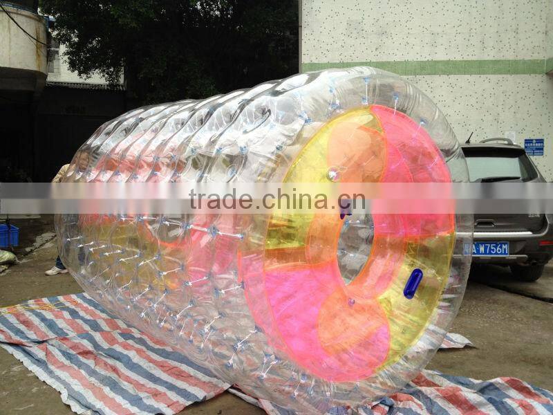 Hola huge inflatable water roller/water walking roller/big water roller ball