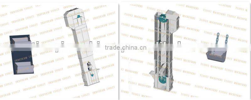 High Efficiency bucket elevator for coal fired power plant