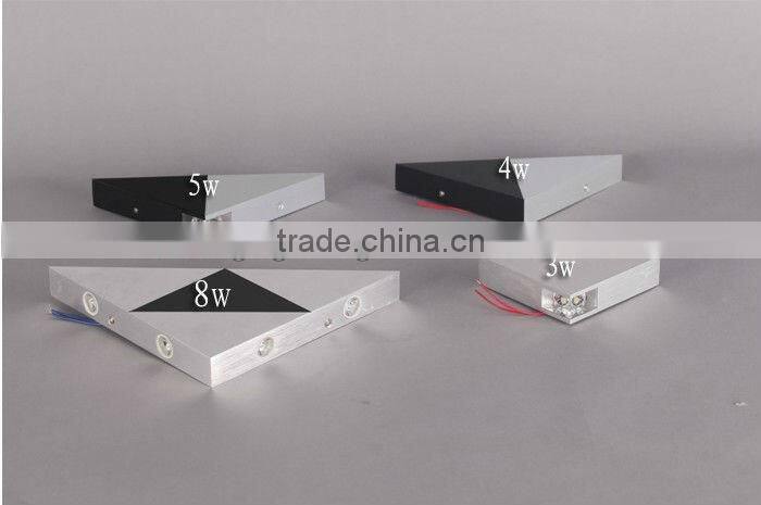 2013 guzhen triangle decorative led wall light 5W L235*H115mm