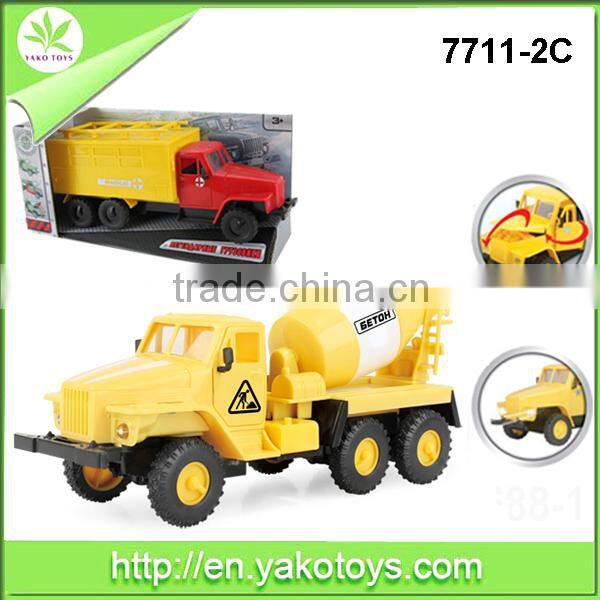 Funny sound pull back model toys technical vehicle toy