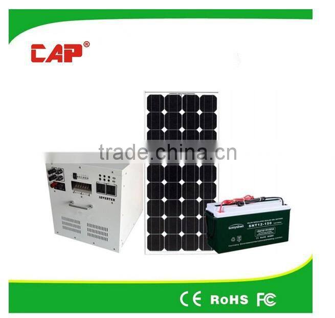 full power 300w small solar system/portable solar energy system use for home