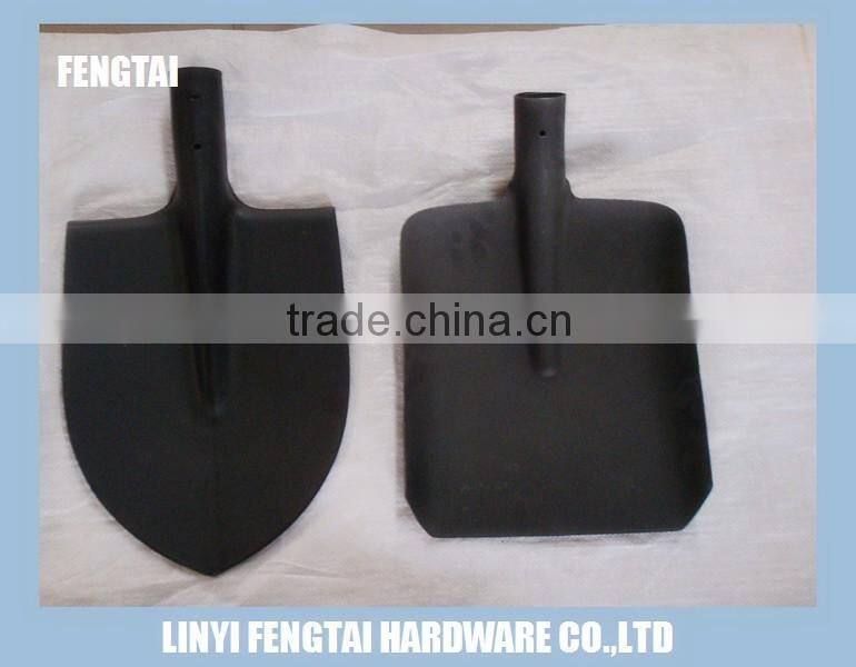 Romania Hand Garden Tools Round Steel Shovel Head