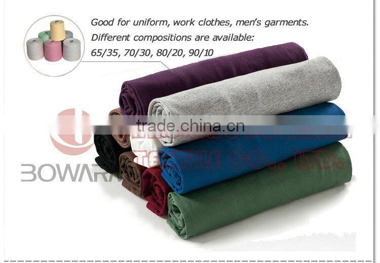 68% Polyester 28% Rayon 4% Spandex Jersey Fabric For Men's Garments