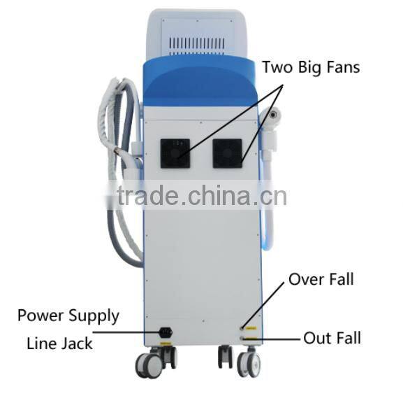 Professional ND yag q switched laser+ RF+ IPL+Elight beauty equipment