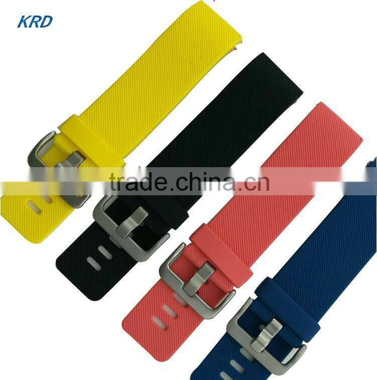 12 Colors Soft Silicone Watch Band Rubber Watch Strap Band For Fitbit Blaze Smart Watch